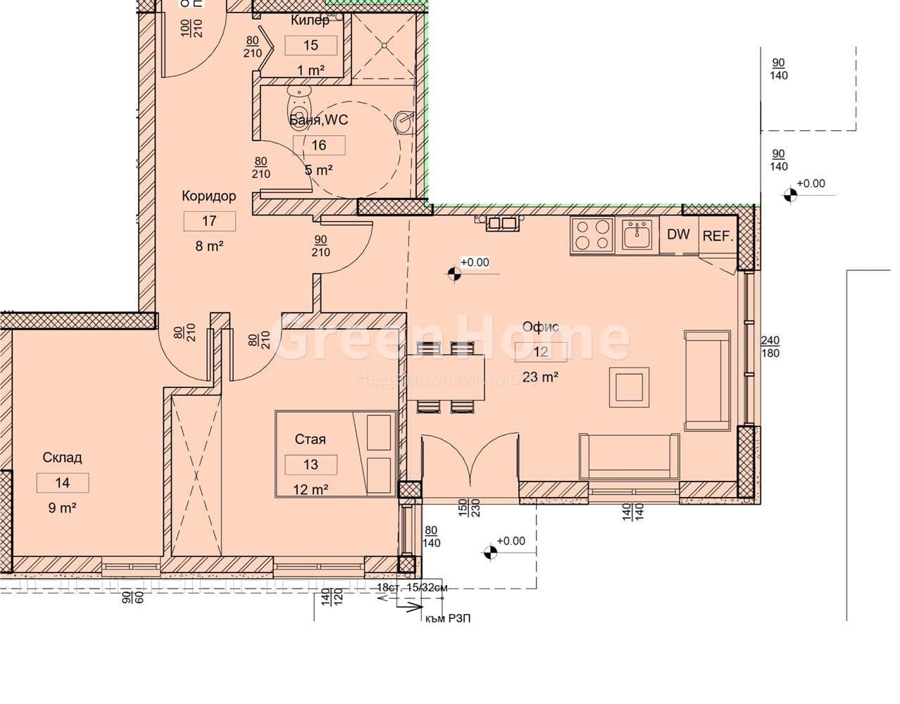Dreizimmerwohnung zum Kauf, Виница, Варна